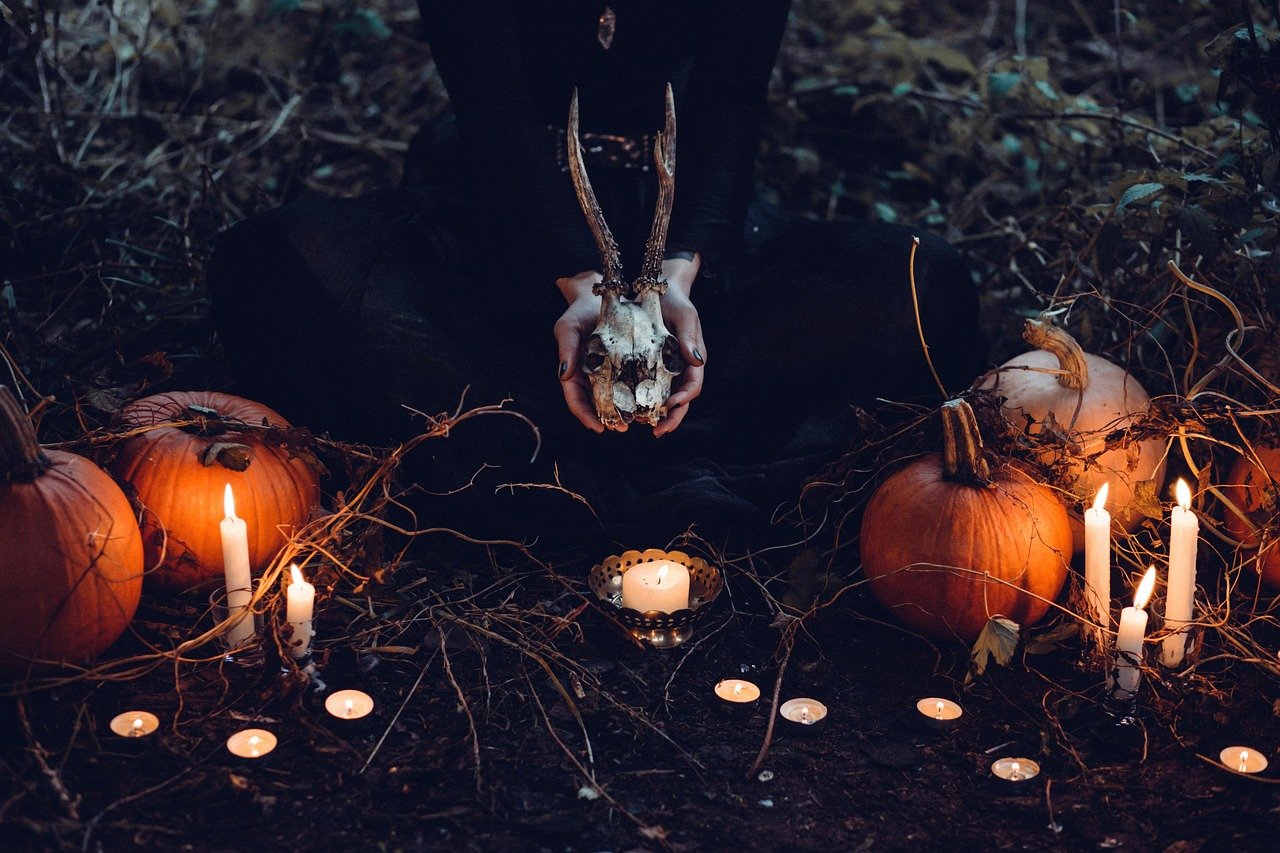 candles, pumpkins, witch, skull, candlelight, wicca, ceremony, occult, creepy, dark, eerie, halloween, hands, horror, person, scary, magic, witchcraft, happy halloween, witch, halloween, halloween, halloween, halloween, halloween, horror, horror